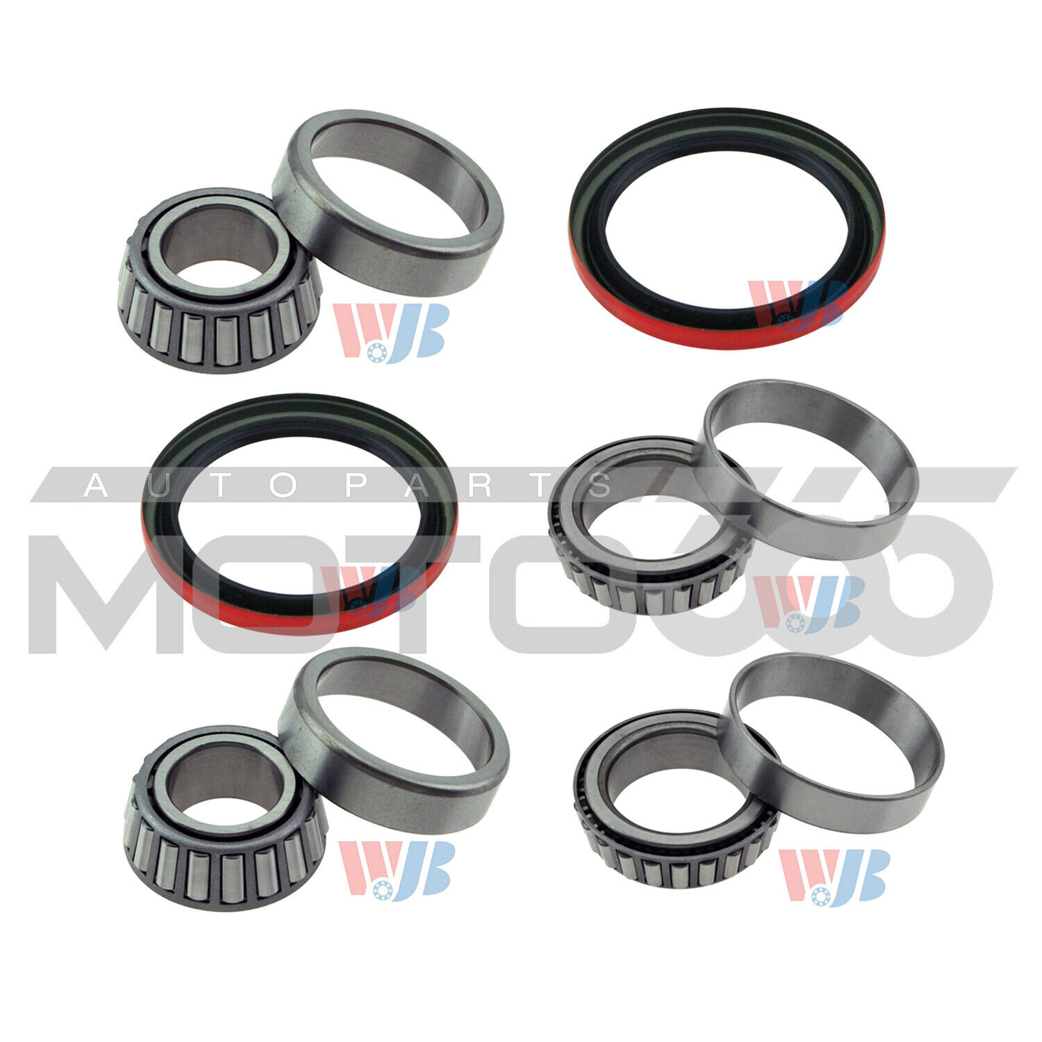 Front Wheel Bearing & Race & Seal Kit For Chevy S10 GMC Sonoma