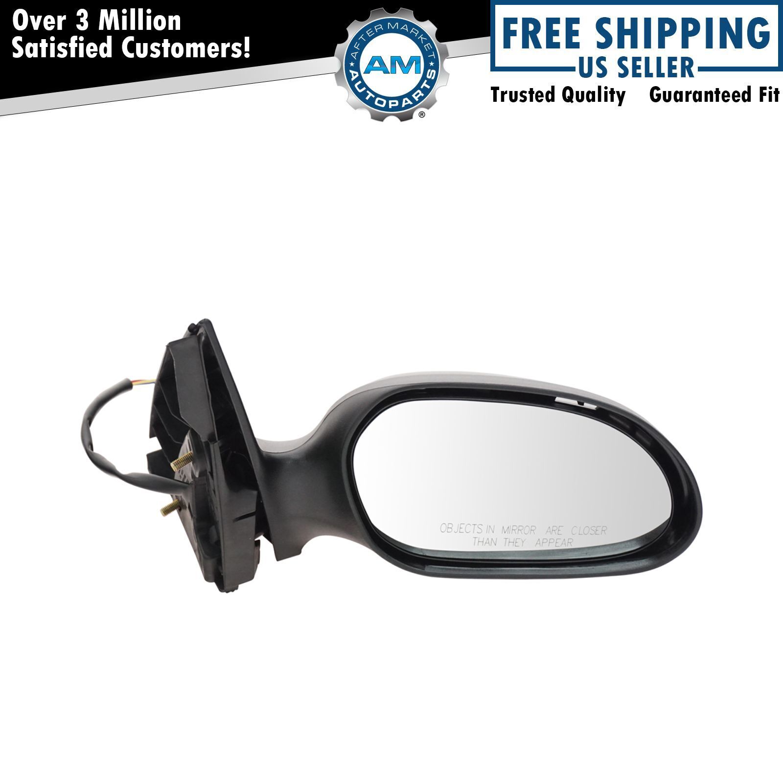 Power Side View Mirror Black Passenger Right RH for Ford Taurus Sable New