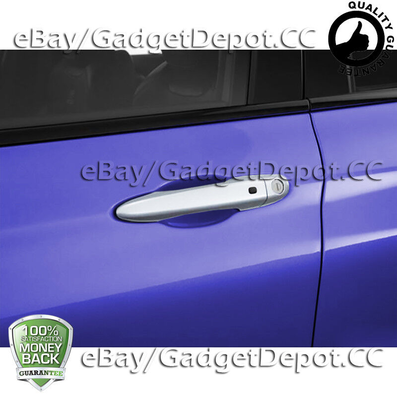 For 2015-2017 Chrysler 200 4 Door Handle Chrome Cover W/Smart Key & W/O PSG Hole