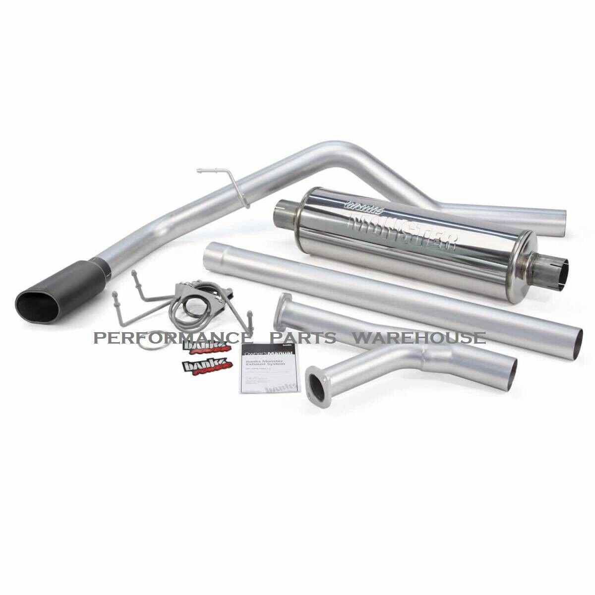 BANKS MONSTER EXHAUST SYSTEM 2009-19 TOYOTA TUNDRA - BLACK TIP