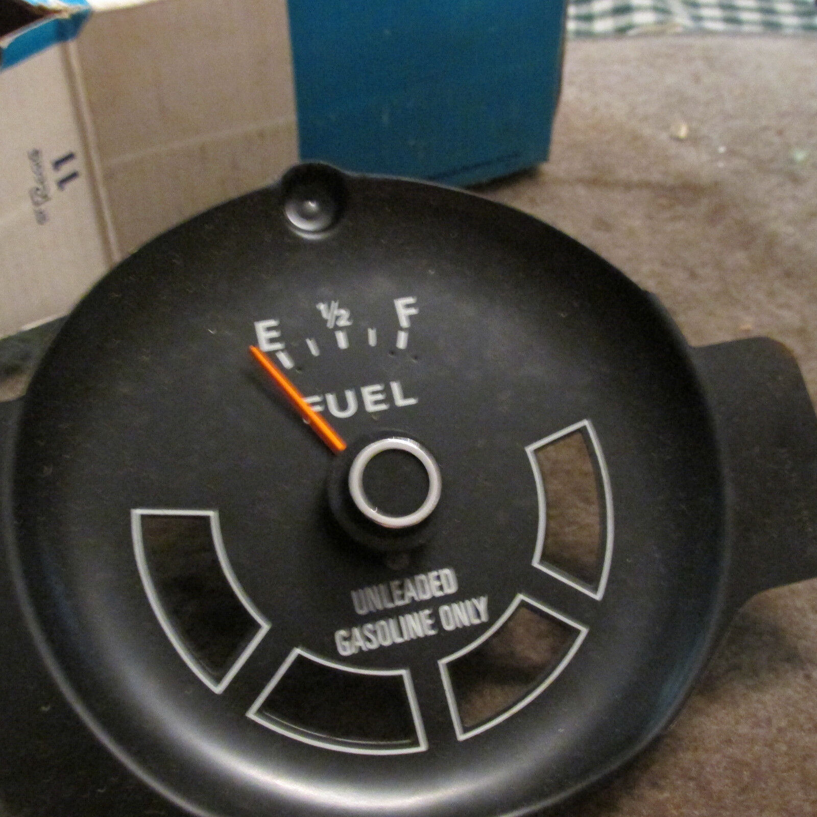 NOS 1977 1978 FORD PINTO GASOLINE GAS FUEL GAUGE FOR MODELS WITHOUT TACHOMETER