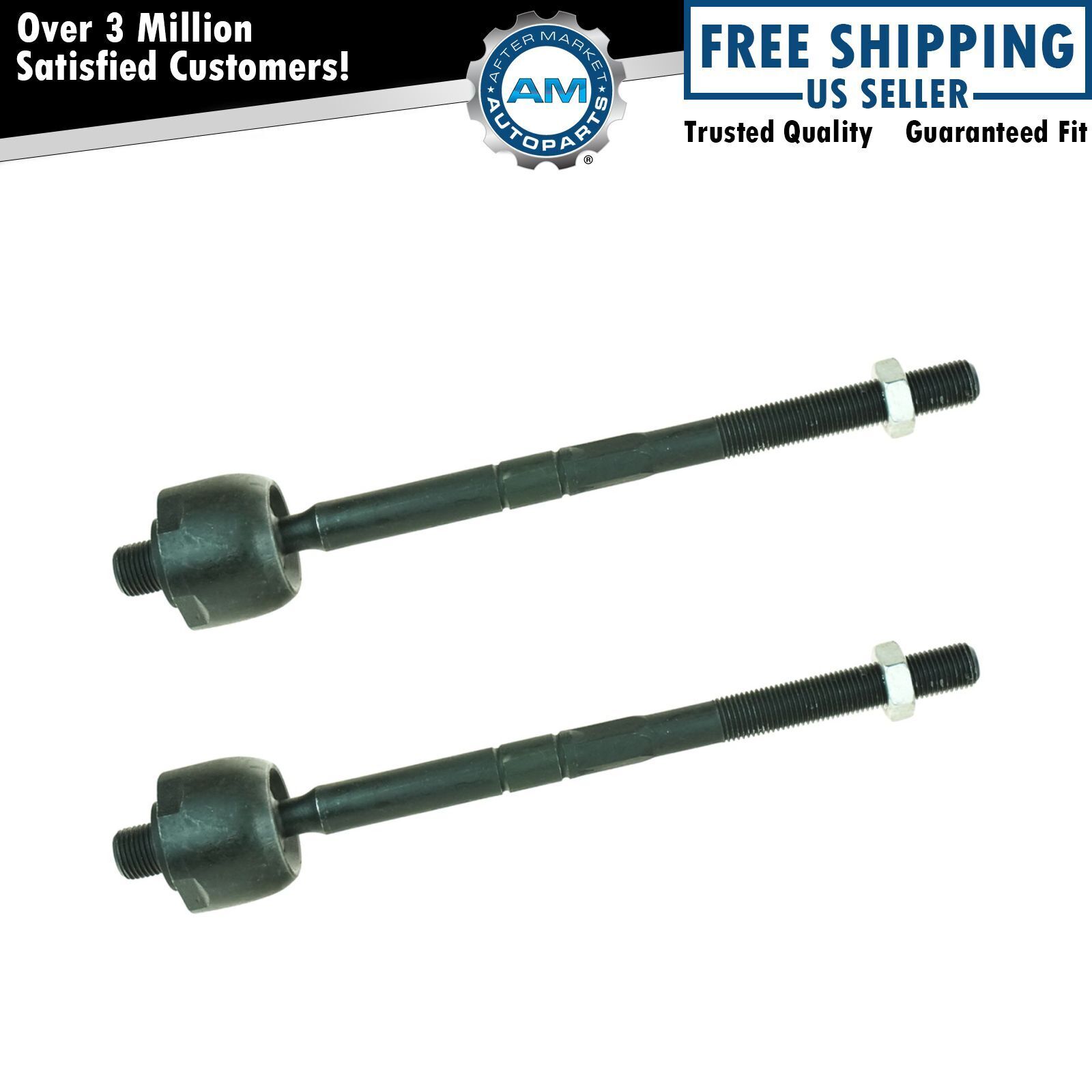 Front Inner Tie Rod End Pair Set of 2 for Mercedes Benz C CL E S SL Class RWD