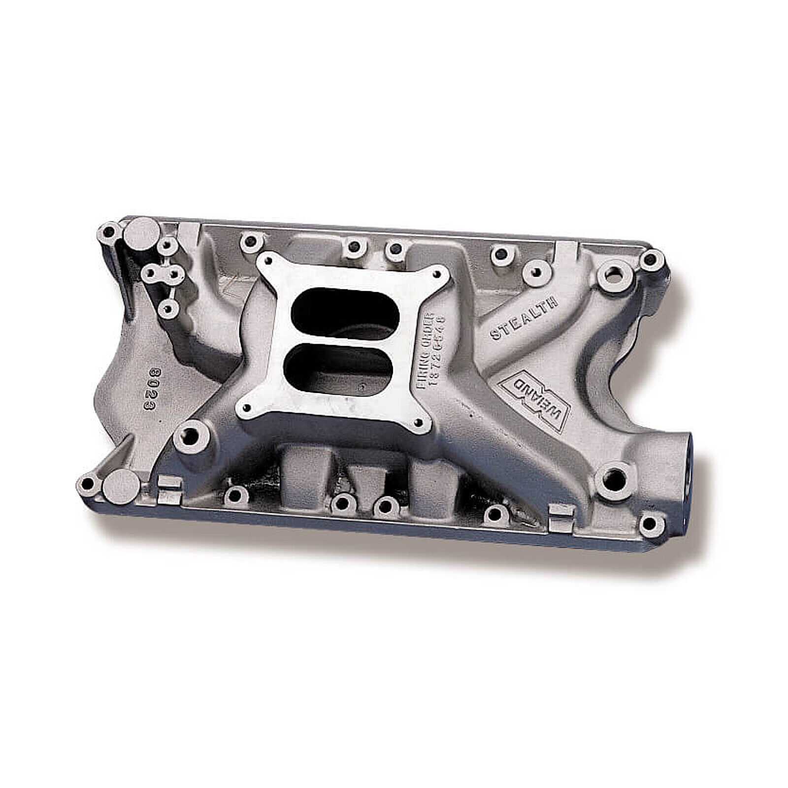 Weiand 8023WND Dual Plane Stealth Intake Manifold for Ford 351W Small Block V8