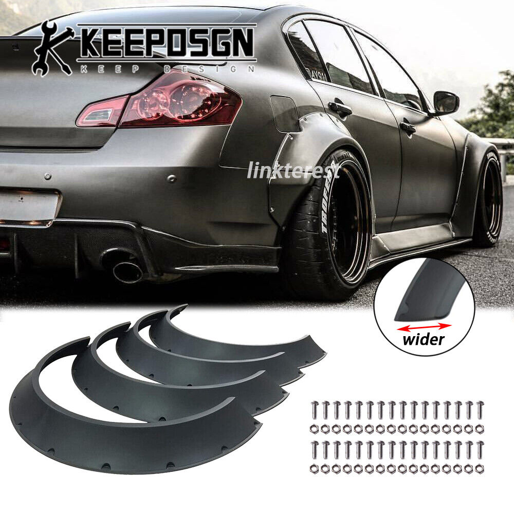 For Infiniti G37 G35 G25 Fender Flares Extra Widebody Accessories Wheel Arches