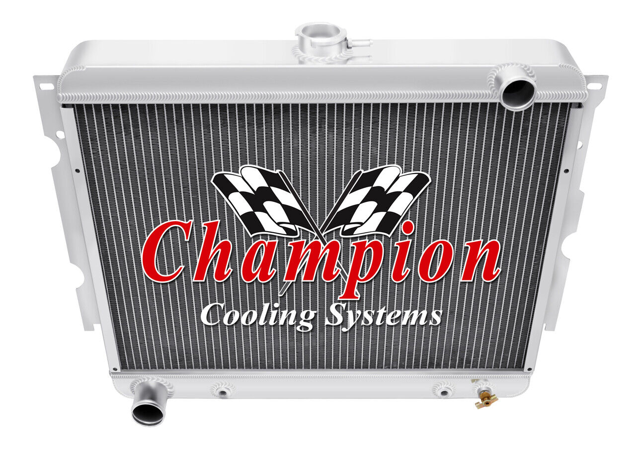1972 PLYMOUTH ROAD Runner 4 Row All Aluminum Champion Radiator DR 
