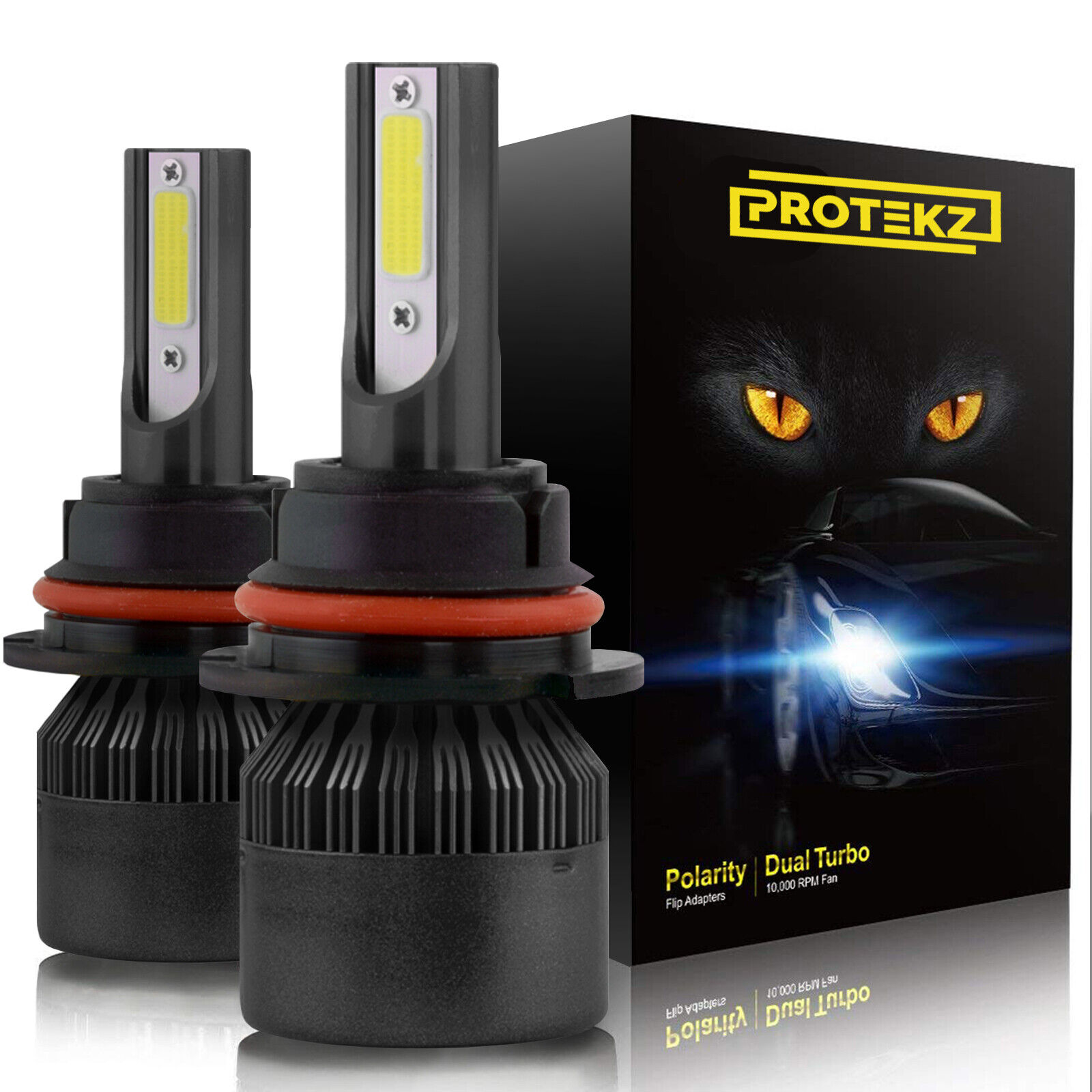 Protekz H11 LED Headlight Kit Low Beam Bulb Super Bright 270000LM 6K Light