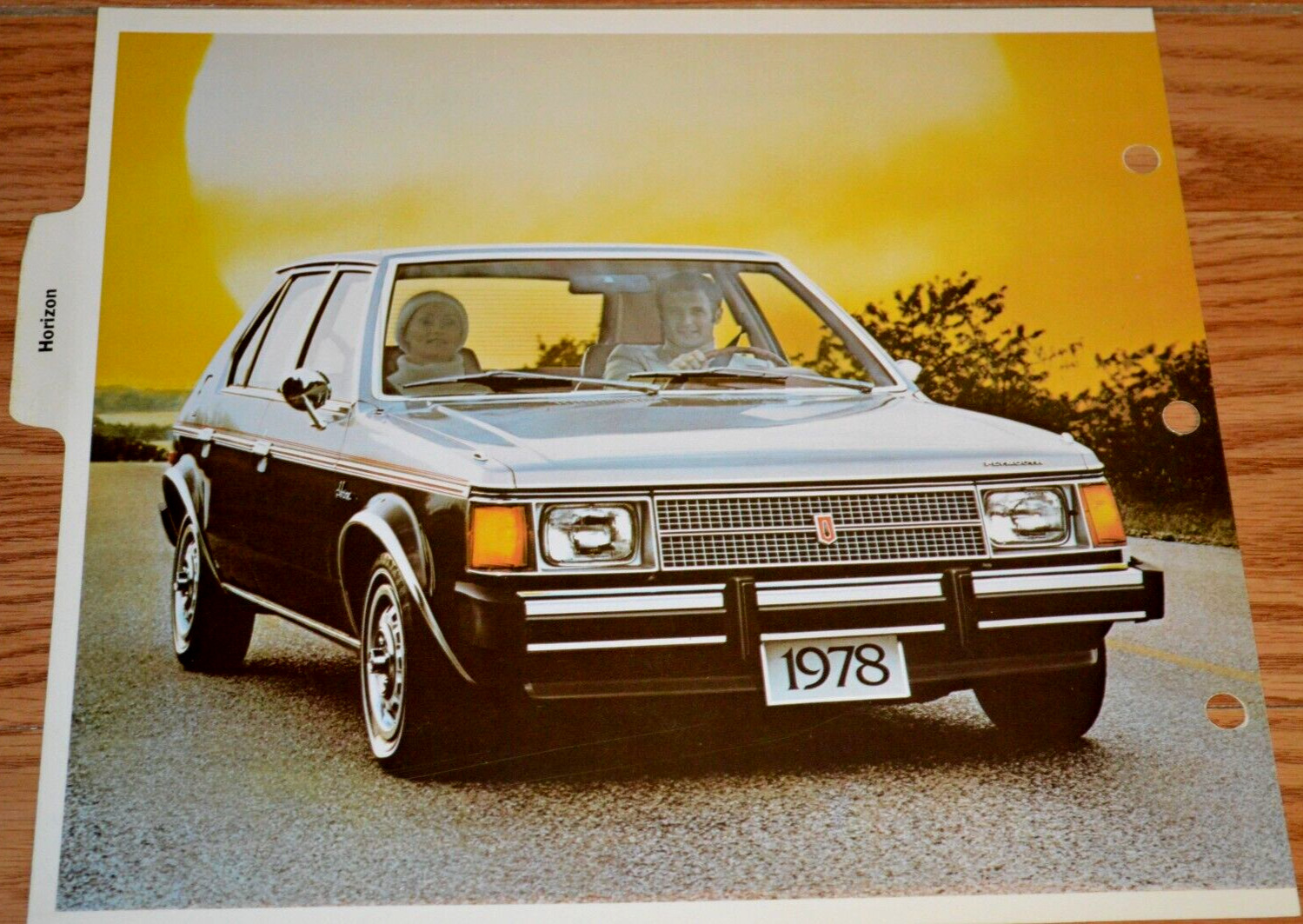 ★★1978 PLYMOUTH HORIZON ORIGINAL PHOTO DEALER ONLY INFORMATION PICTURE 78