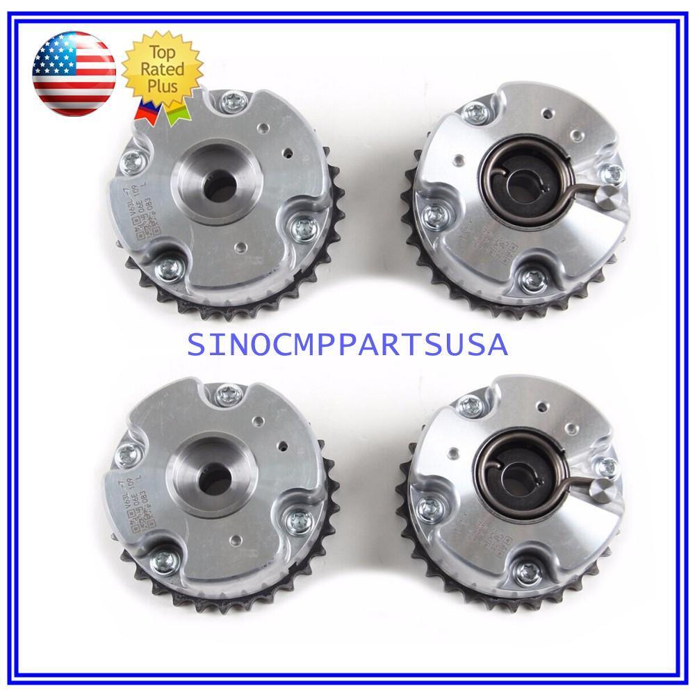 4X Intake & Exhaust Cam Adjuster VVT Gear For VW Audi S5 A6 A8 Q7 R8 RS4 4.2L