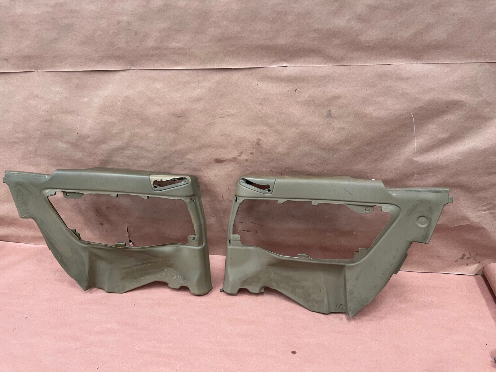 Convertible Lateral Trim Panel Rear Pair Beige BMW 325IC 325 318i M3 E36 OEM 67K