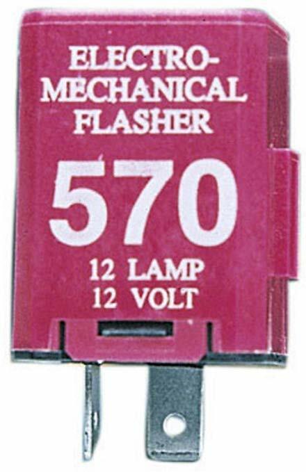 Peteson FLASHER 570 ~ 2 Prong 12V  ~ Max Load 20A / 12 lights
