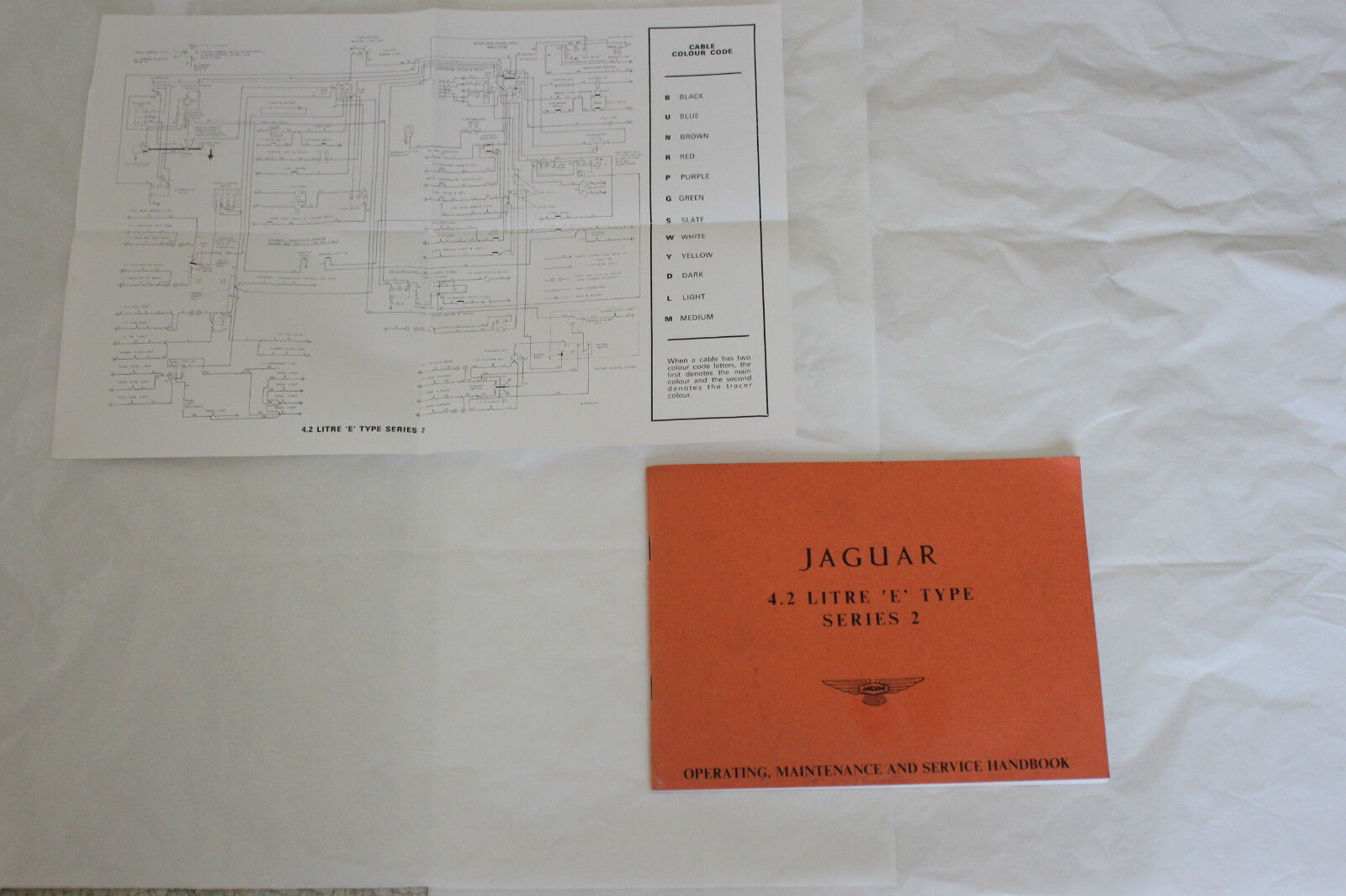 Owner's manual for Jaguar XKE Series 2 ~ 4.2 litre