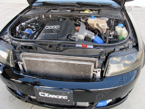 CXRacing Turbo Intercooler kit + Cold Air Intake For 02-05 Audi A4 B6 1.8T