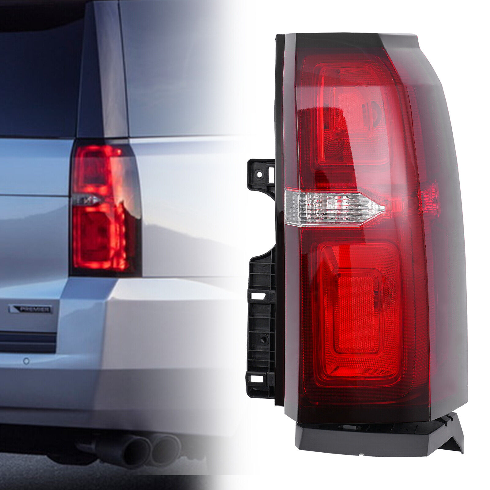 Fits 2015-2020 Chevrolet Suburban Tahoe Rear Tail Light Right Halogen Lamp