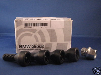 BMW OEM Wheel Lock Locks bolt E32 E38 740i 750i Z3 Z4 3.0 2.5 3.0si M Coupe 