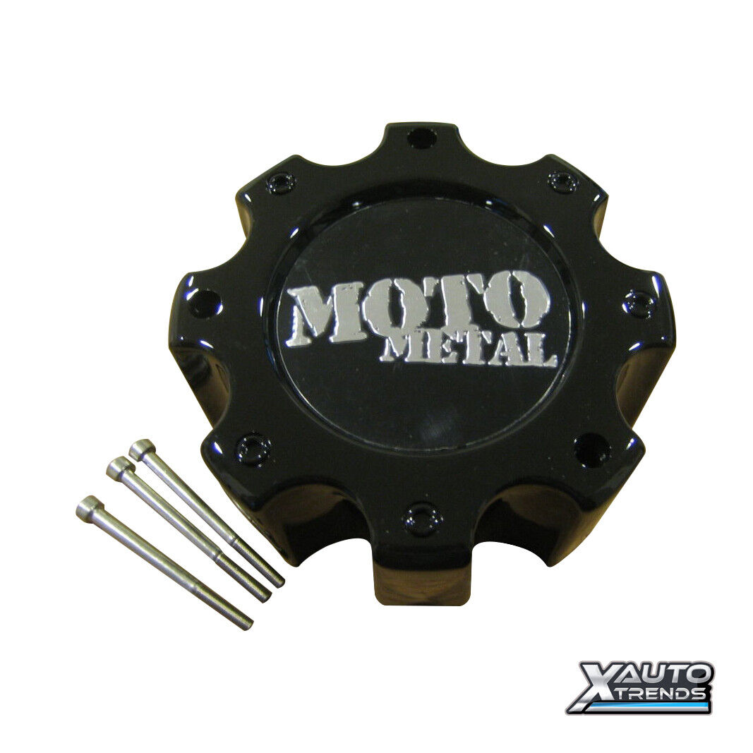 Moto Metal  909 / 957 / 959 Black Wheel Rim Center Cap MO909B8165B HE835B8165-AA