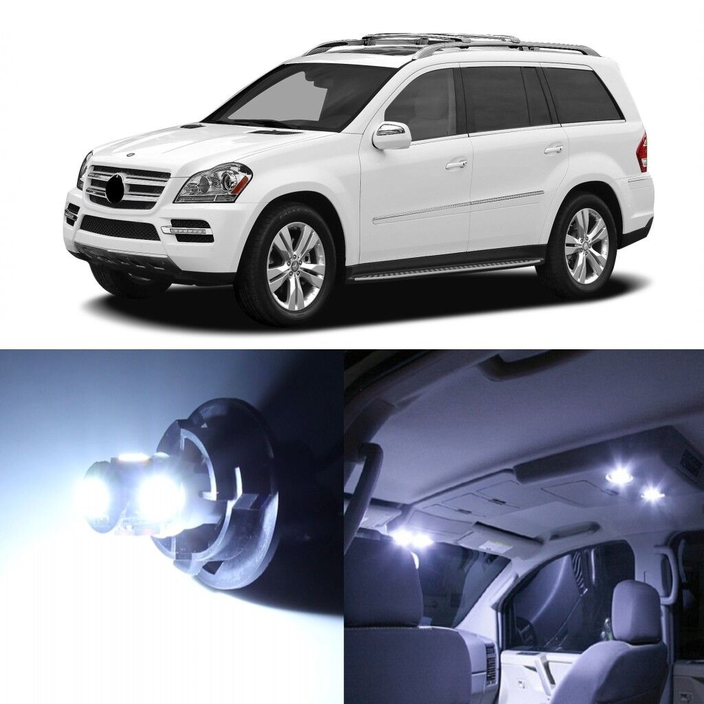 17 x White LED Interior Light Package For Mercedes Benz GL 2006 - 2012 + TOOL