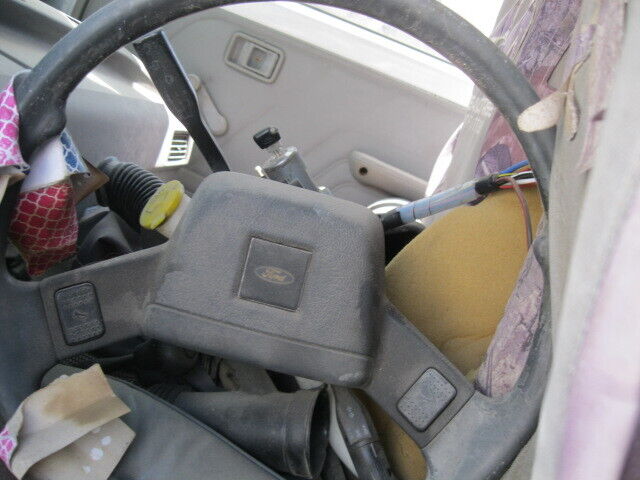 93 Festiva gray vinyl steering wheel ONLY NO COLUMN USED 
