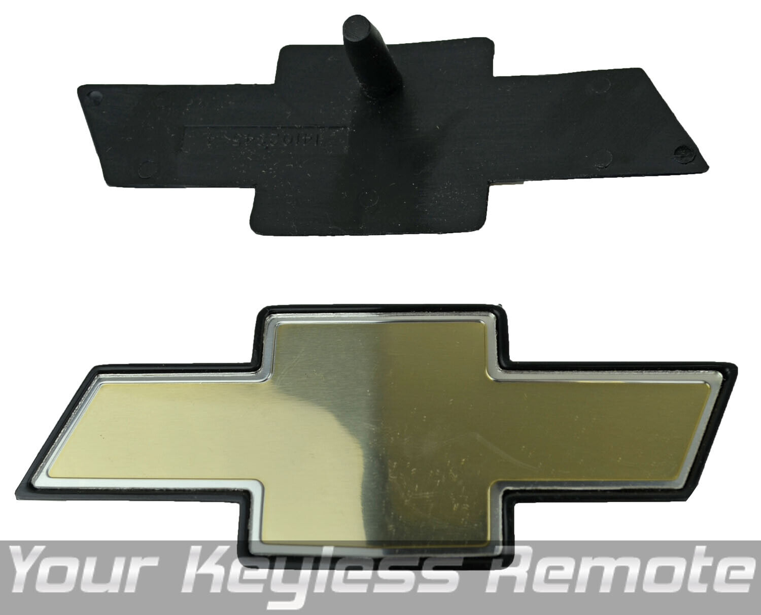 Bow Tie Gold Black Medallion Emblem Logo Grill Front For 1990-1994 Chevy Lumina