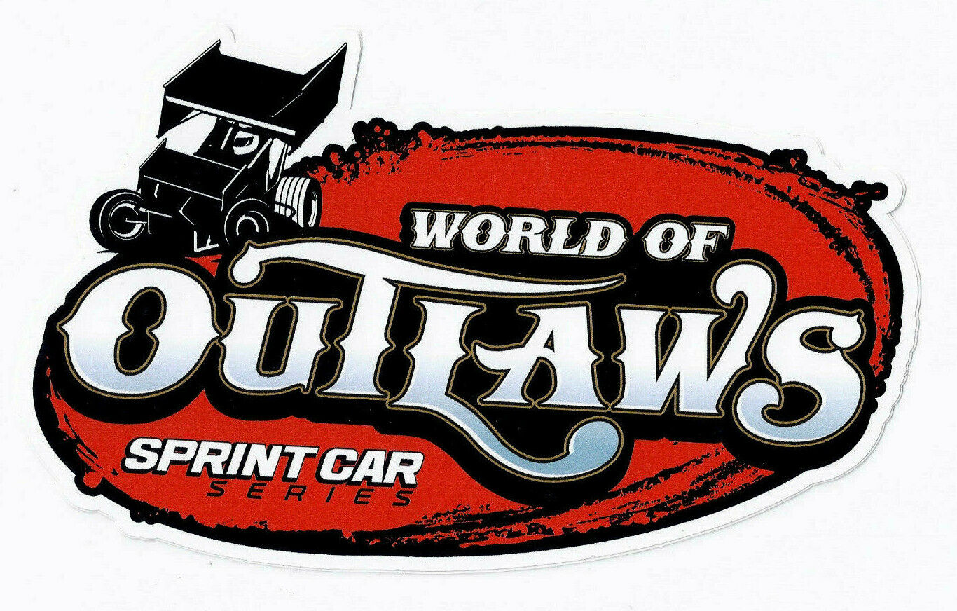 World of Outlaws Sprint Car Series RED RACING DECAL / STICKER