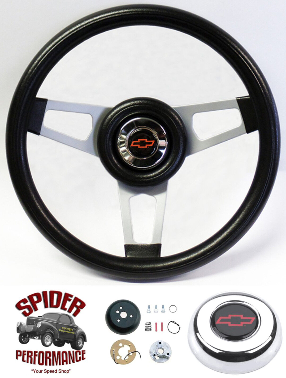 1970-1988 Monte Carlo steering wheel SILVER SPOKE 13 3/4\