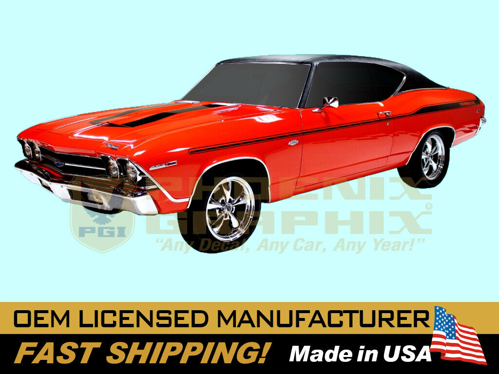1969 Chevrolet Yenko Chevelle SYC Decals Graphics Stripes Kit COMPLETE