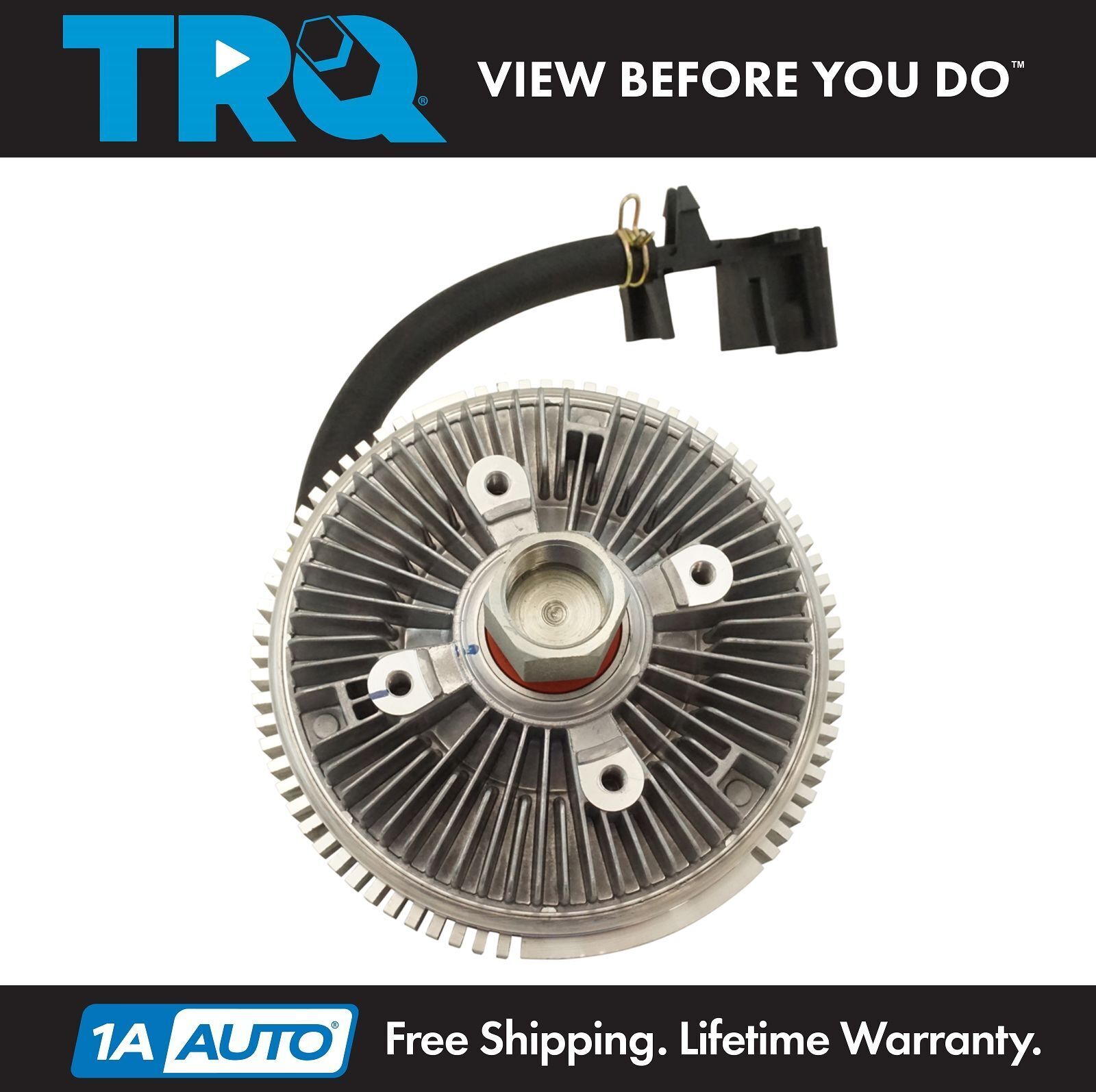 TRQ Electric Radiator Cooling Fan Clutch for Chevy Trailblazer Envoy Bravada