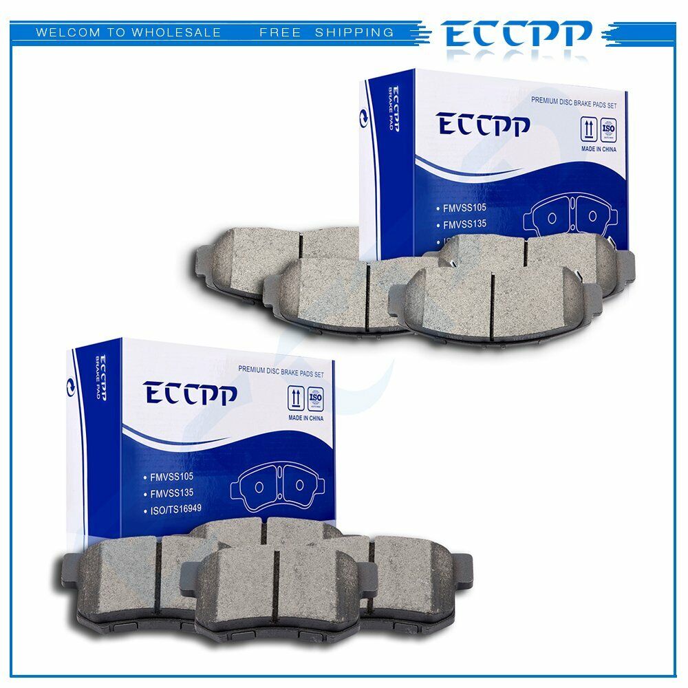 4PCS Front And Rear Performance Ceramic Brake Pads Kit For Acura CL RL TL