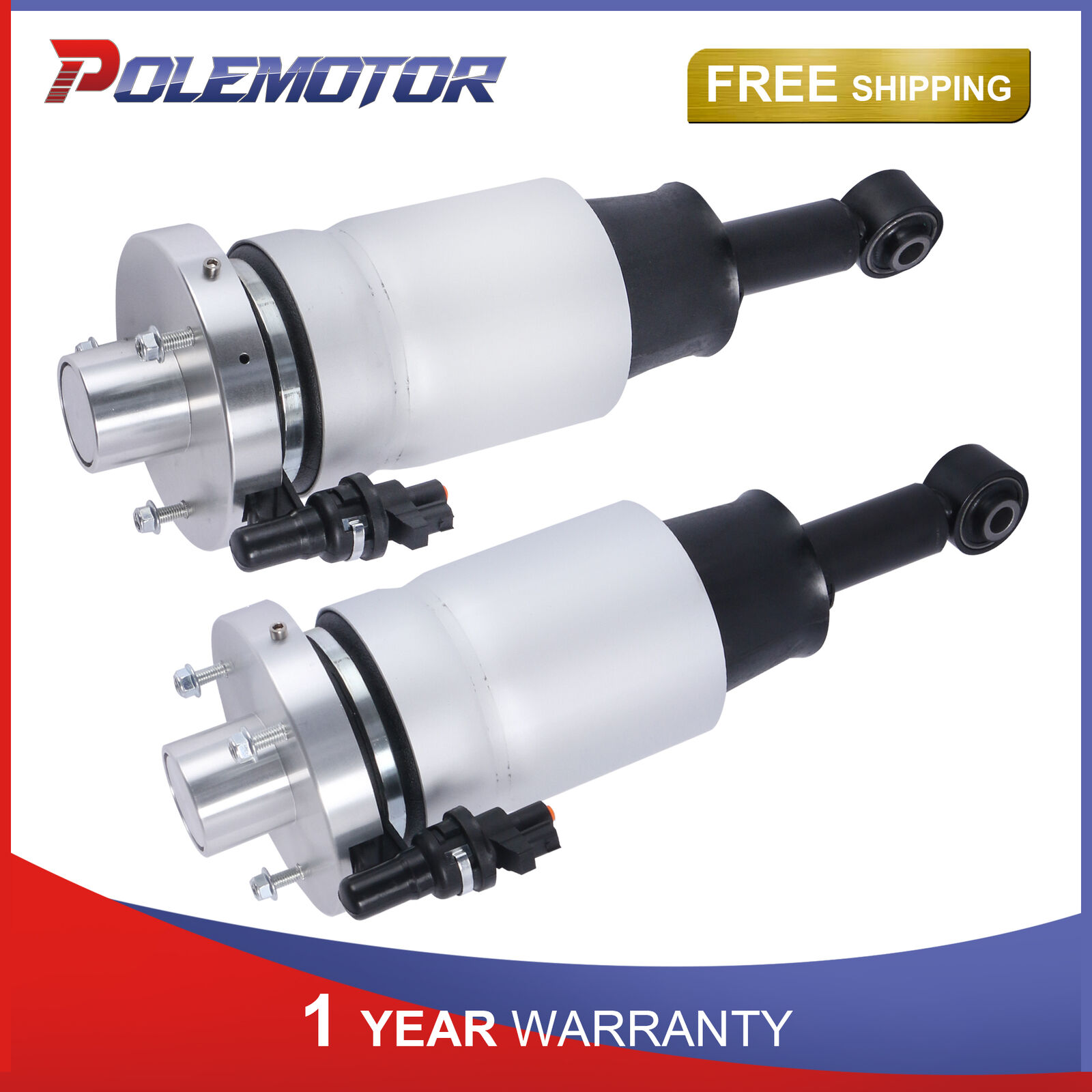 Rear Side Air Suspension Struts Shocks For Lincoln Navigator Ford Expedition 4WD