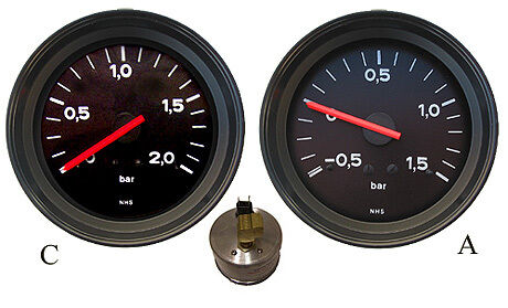 Porsche 911 Turbo Boost/Vacuume Gauge Clock Replacement