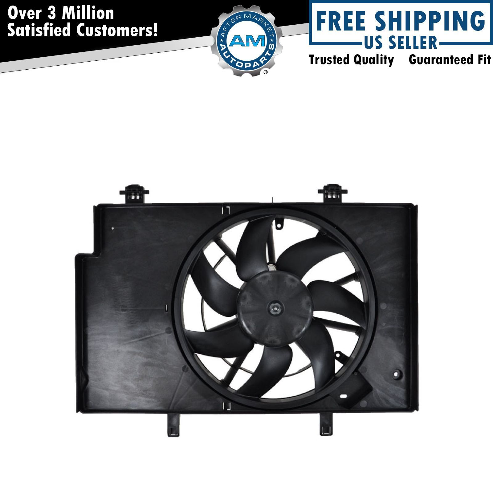 7 Blade Radiator Cooling Fan Assembly BE8Z8C607A for Ford Fiesta