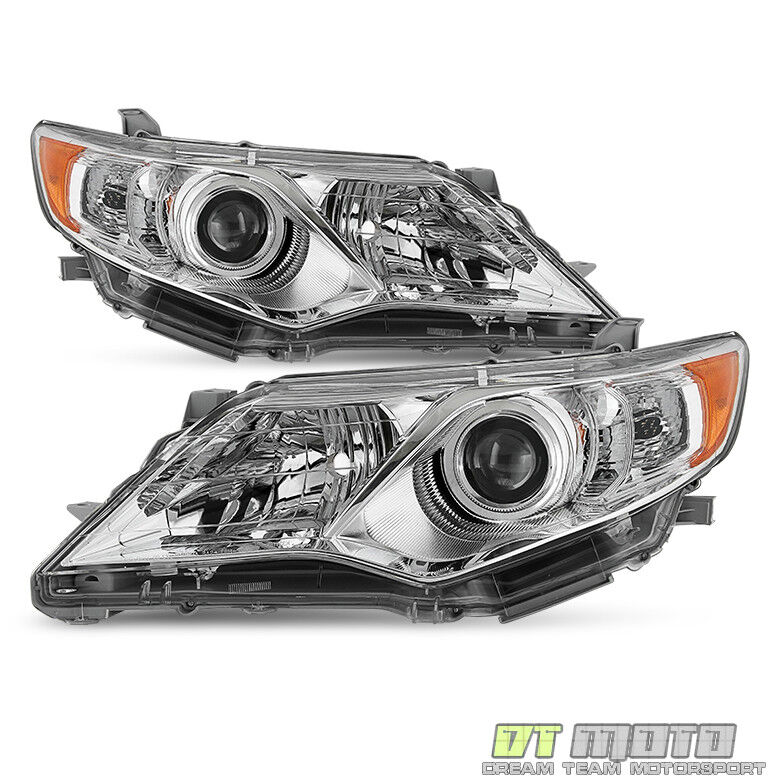 For 2012-2014 Toyota Camry Projector Headlights Headlamps Replacement Left+Right