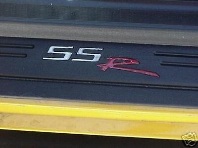 Chevrolet SSR DOMED Door Sill and Tailgate sill plate inserts 