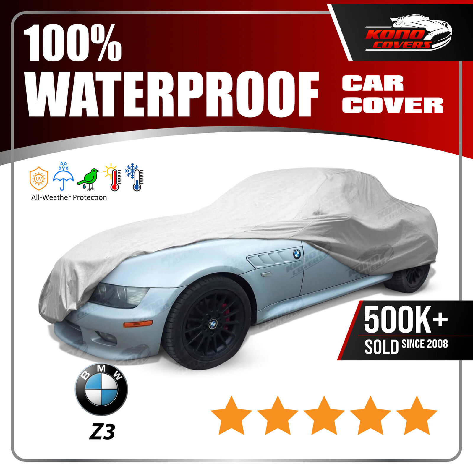 BMW Z3 1996-2002 CAR COVER - 100% Waterproof 100% Breathable