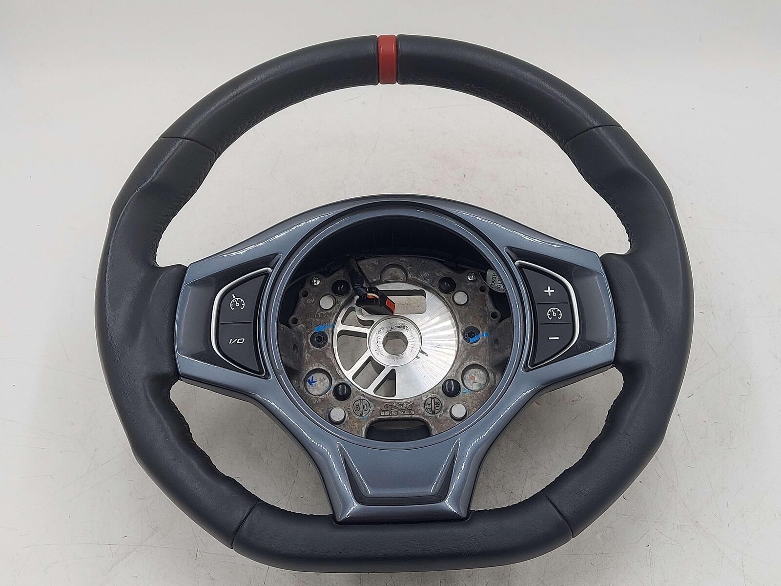 2018 Lotus Evora 410 Sport Steering Wheel Black Leather W/ Red Strip