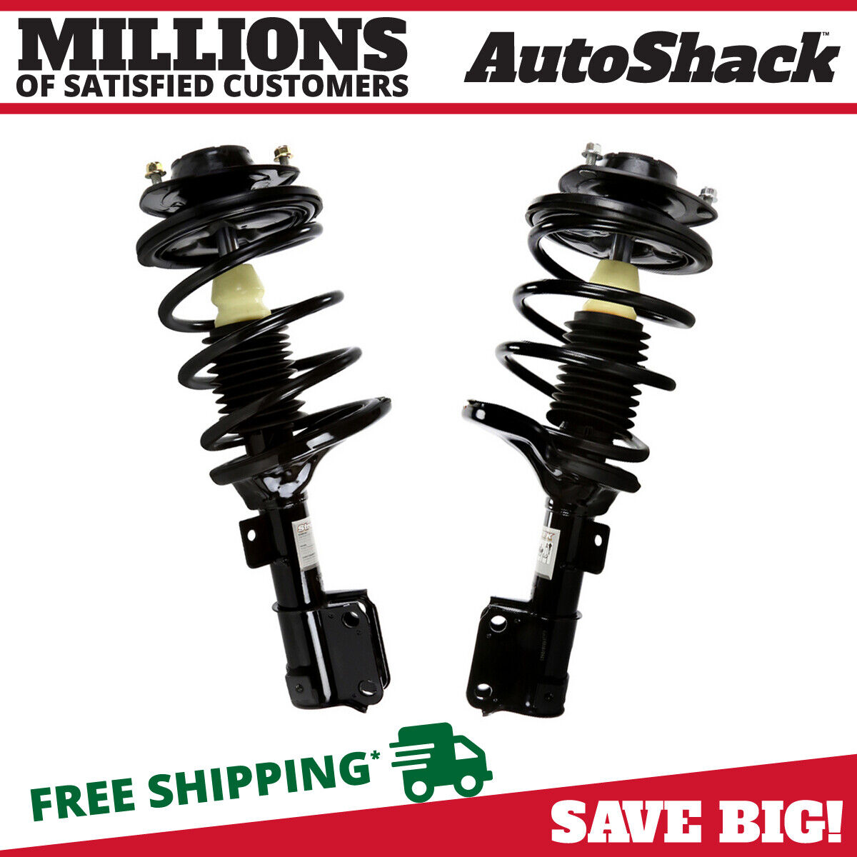 Front Complete Struts Coil Springs Pair 2 for Mitsubishi Eclipse Dodge Stratus