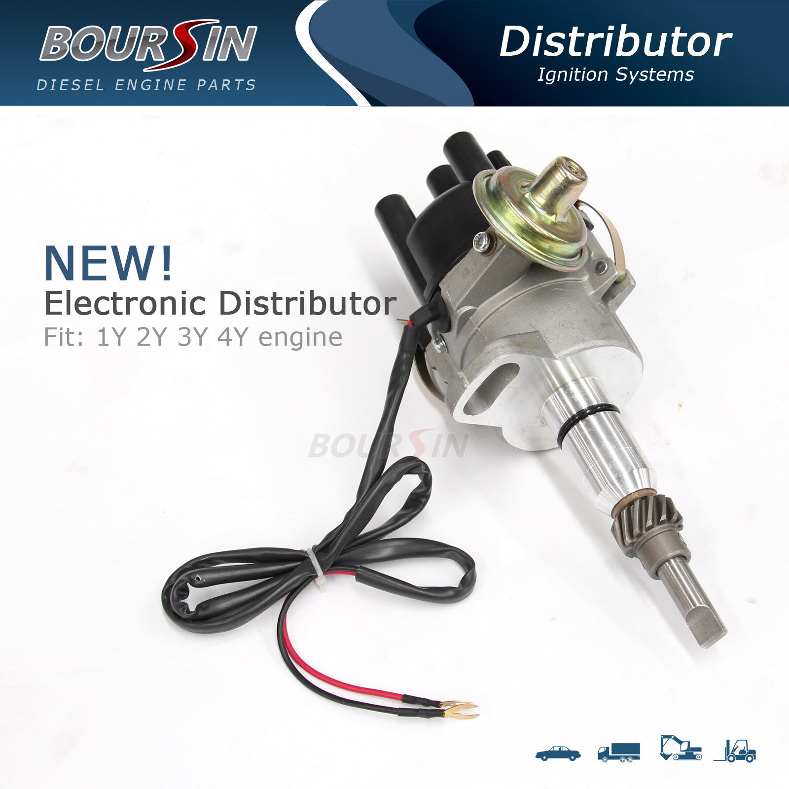 Electronic Distributor assy For Toyota Hilux Crown Hiace Dyna 1.6 1.8L 2.0L 2.2L