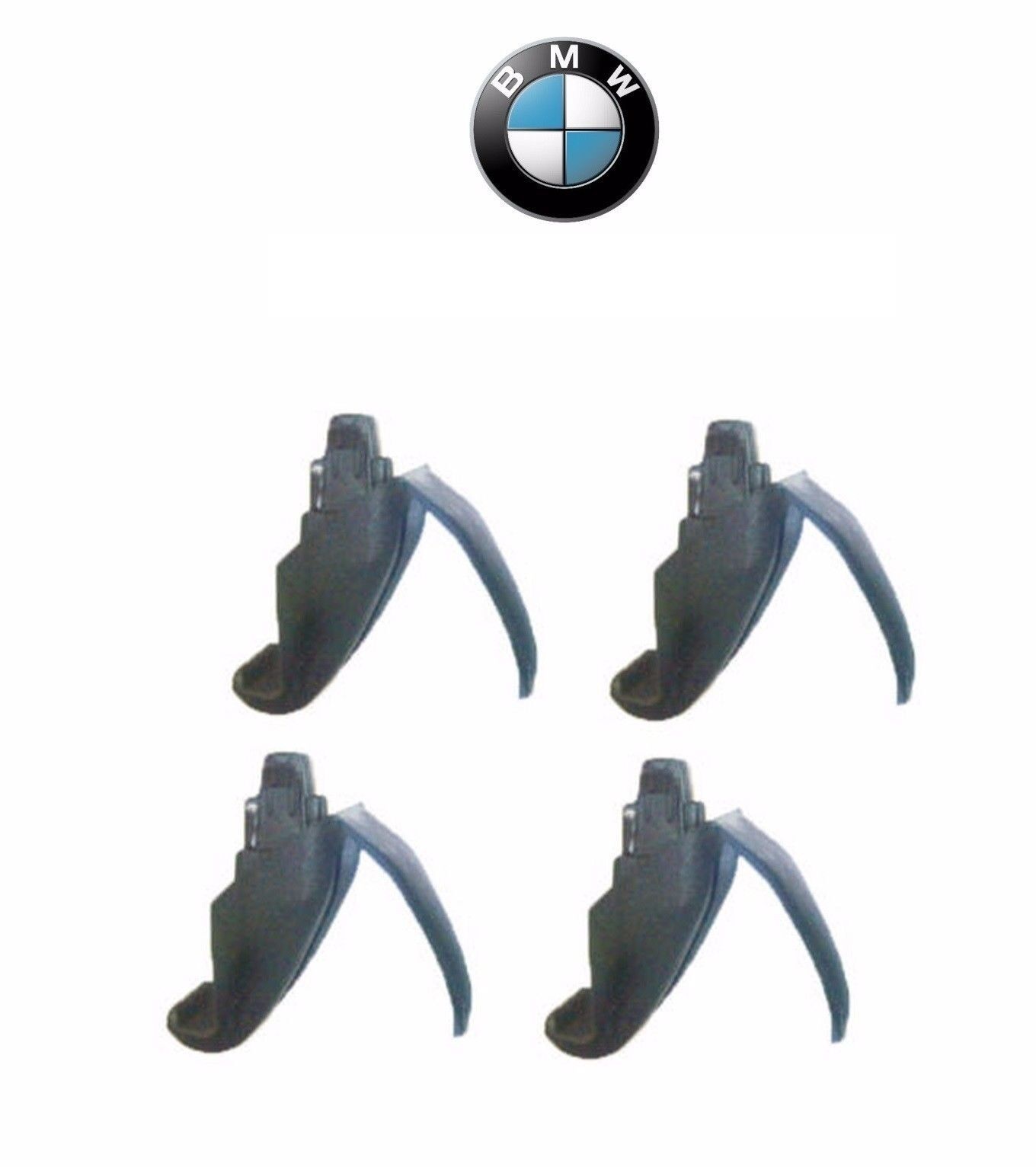NEW For BMW E53 X5 Window Shade Hook Set Of 4 Rear Door Windows Genuine