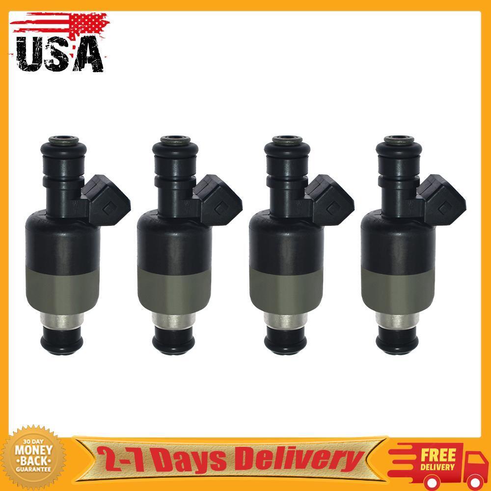 4x Fuel Injector 17103677 For 1999-2002 Daewoo Lanos Cielo Corsa 1.5L 1.6L