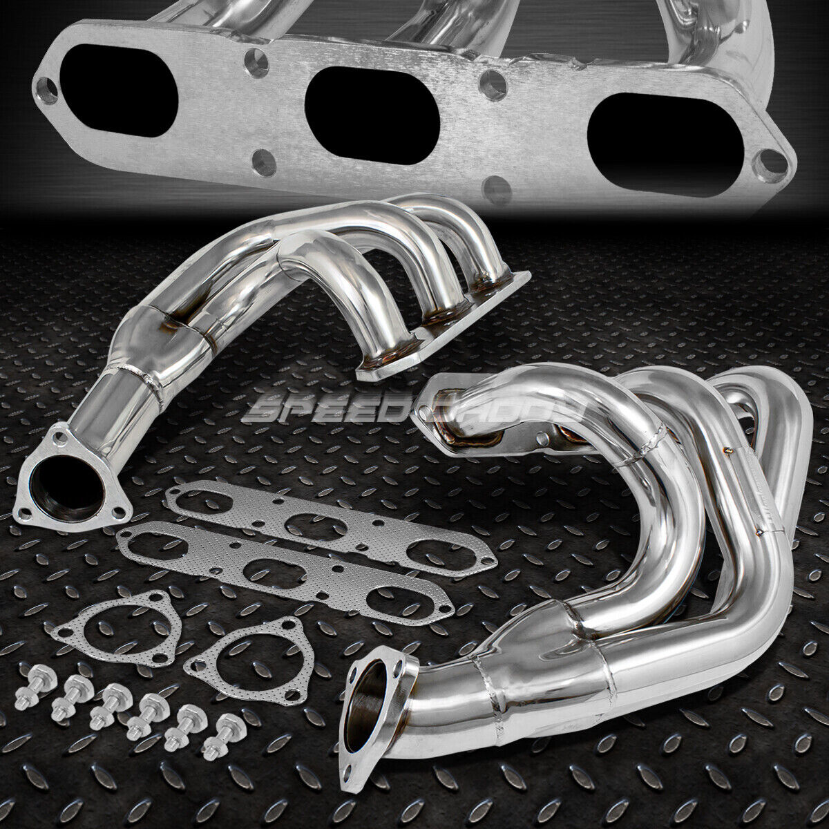 Stainless Tubular Manifold Header Exhaust For 99-08 996 Porsche 911 Carrera H6