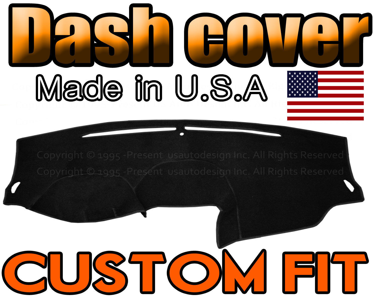Fits  2011-2019   DODGE  JOURNEY DASH COVER MAT DASHBOARD PAD / BLACK