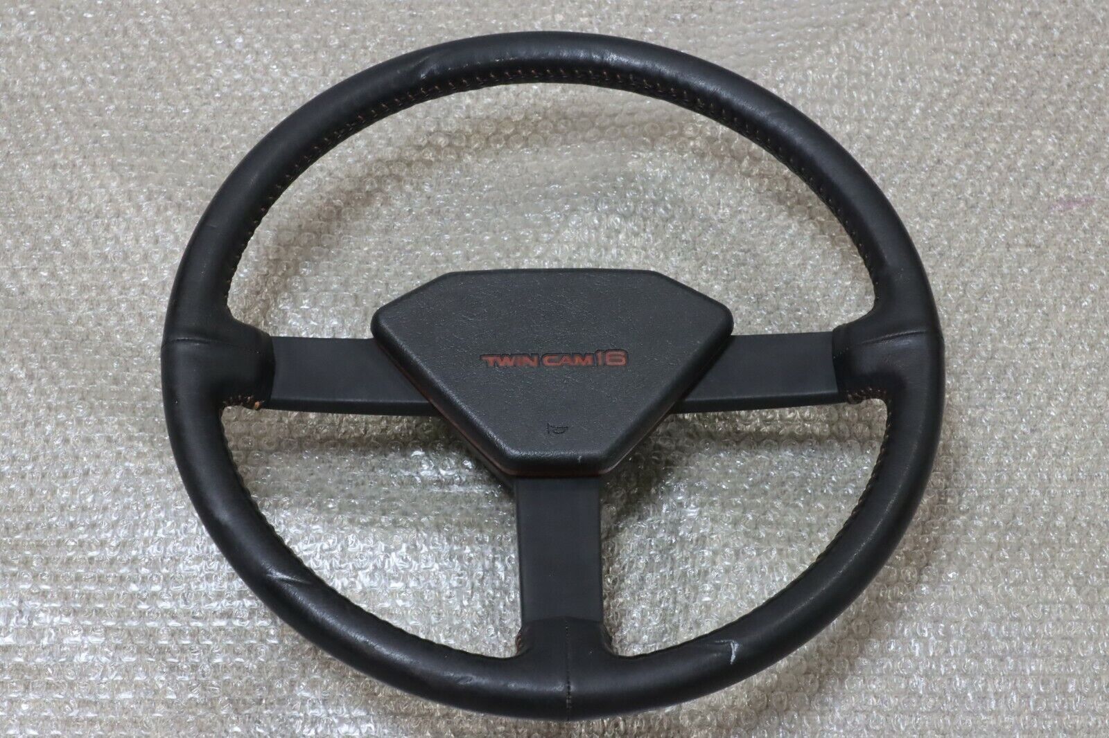 JDM Toyota AA63 Celica Carina GT-R Leather Steering wheel 4AGE 4A-GE OEM RARE