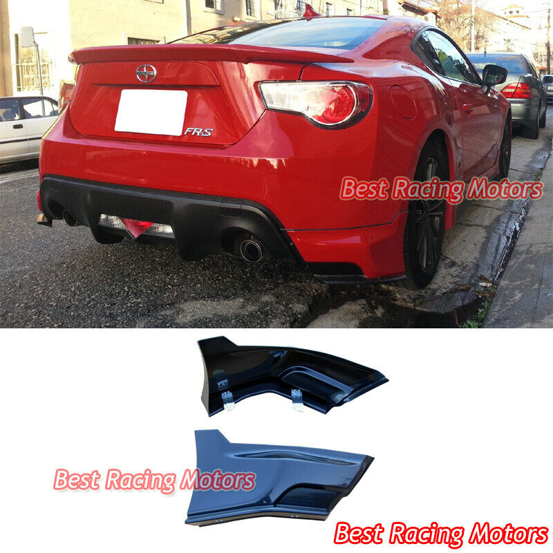For 2012-2016 Scion FR-S / Toyota 86 / 2012-2021 BRZ JDM Style Rear Aprons (ABS)
