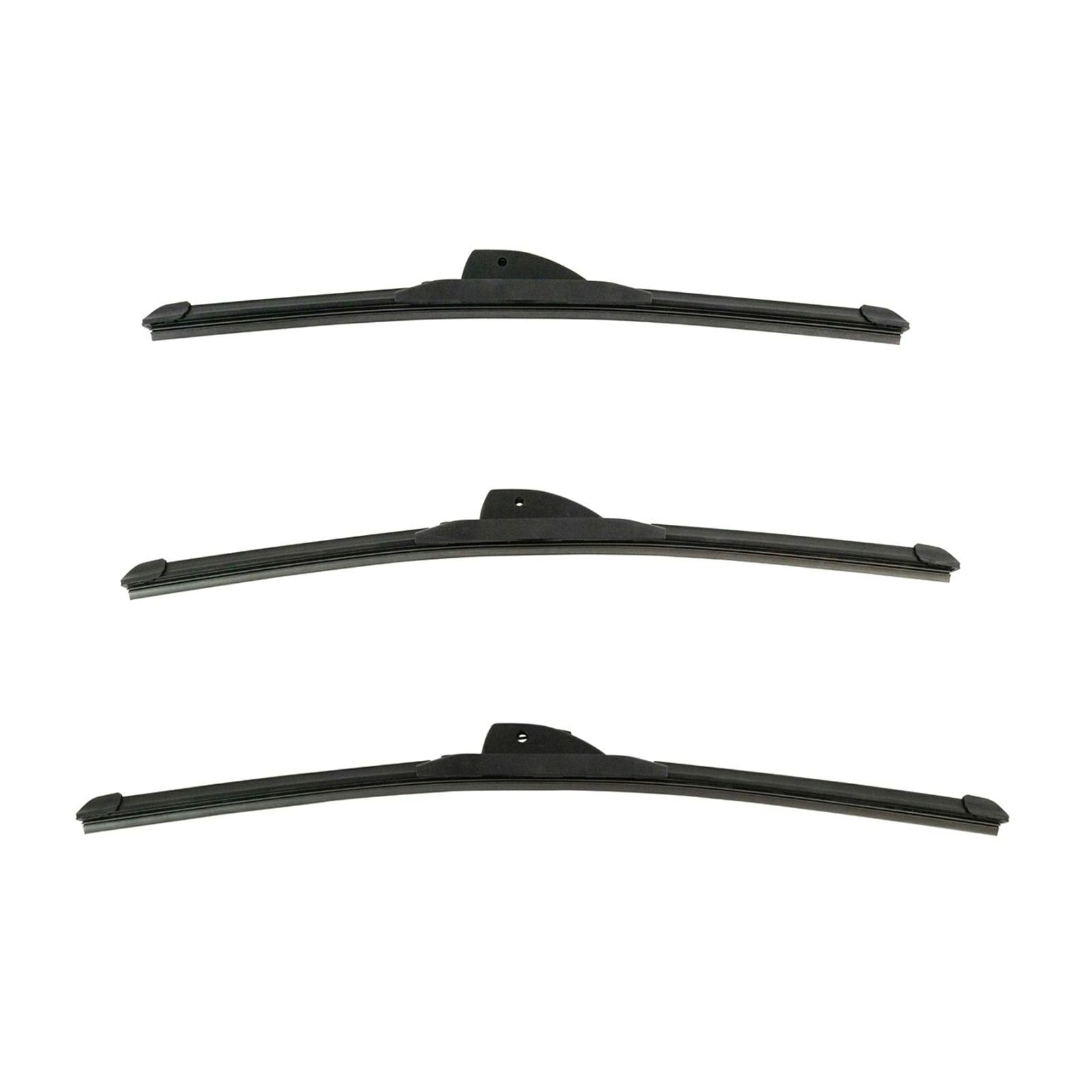 For 92-96 Summit 92-94 Colt Tech Windshield Wiper Blade Front & Rear 3pc Set