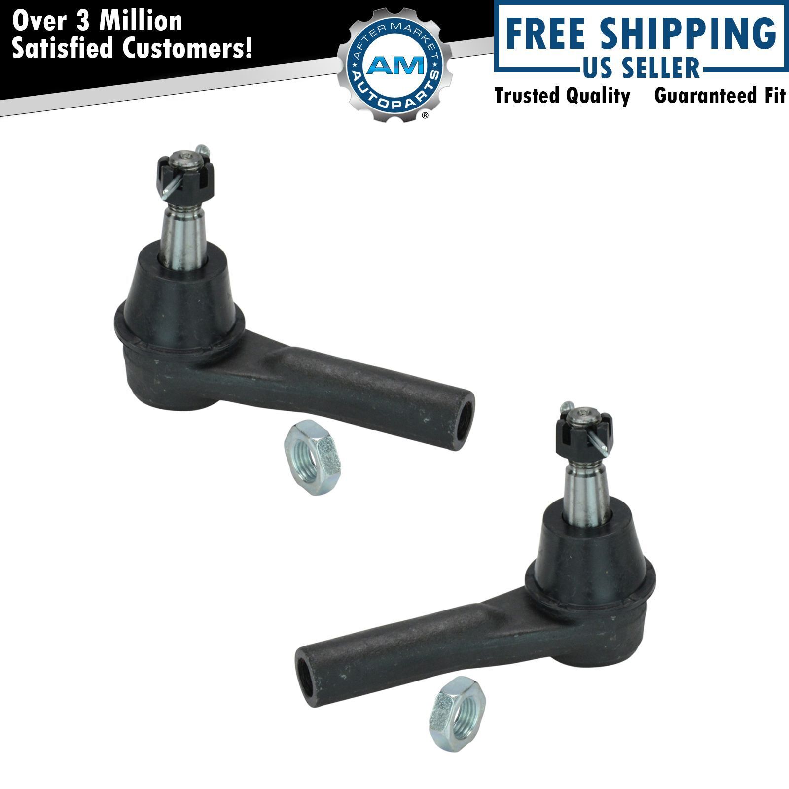 Tie Rod End Outer Driver & Passenger Pair Set for Mercury Sable Ford Taurus