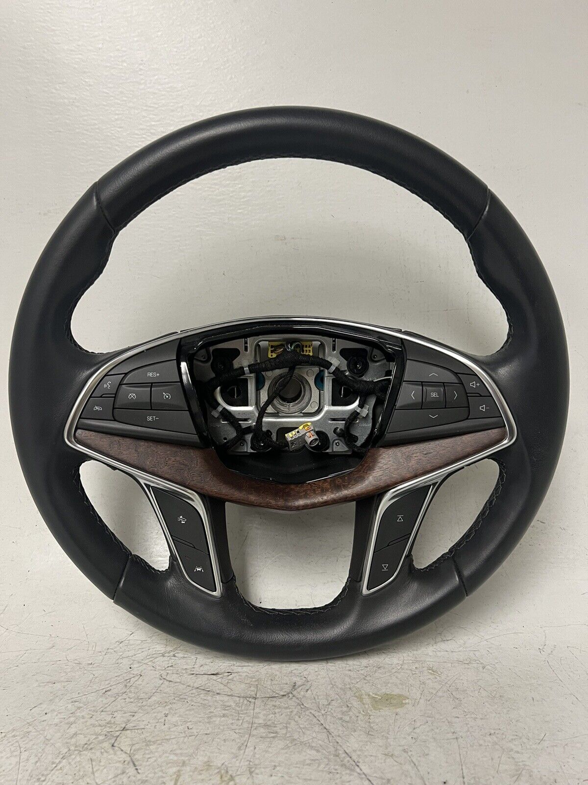 2017-2023 Cadillac XT5 Maple Wood Leather Steering Wheel 86815583 OEM 0625
