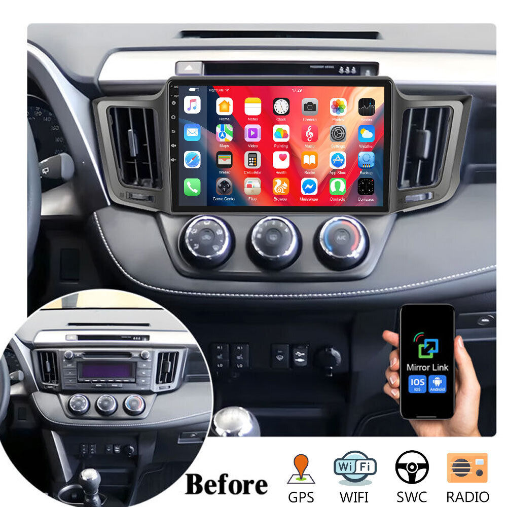For Toyota RAV4 2013 2014 2015 2016 2017 Android13 Car Stereo Radio WIFI GPS 32G