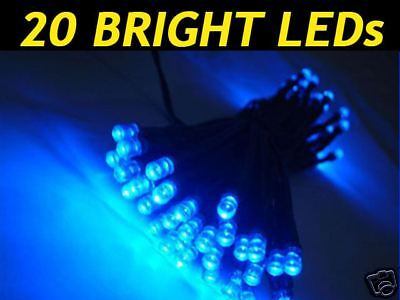 20 BLUE LEDs Body Lights Fits the Honda VTX1300C