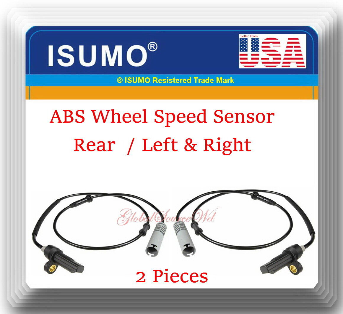 2 x ABS Wheel Speed Sensor Rear Left &Right For BMW 740I 740IL95-99 750IL 95-98 