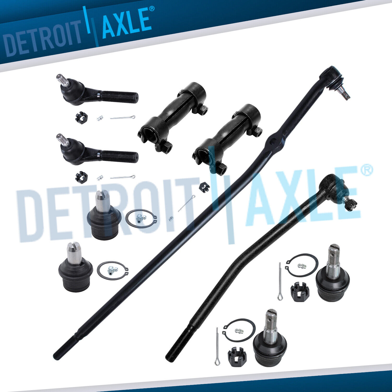 New 10pc Complete Front Suspension Kit for Ford E-150 Econoline
