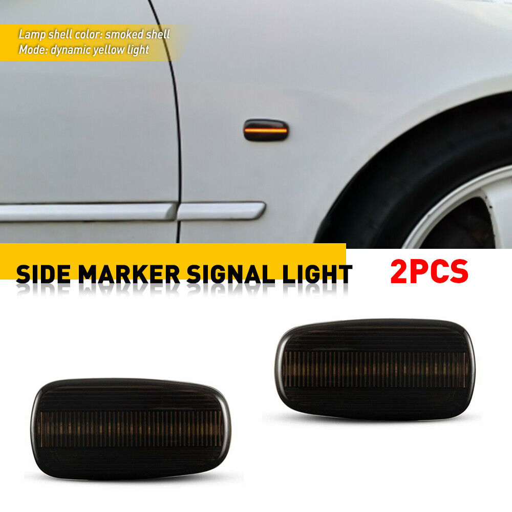 For 2004-2006 Toyota Scion xB LED Side Marker Lights Sequential Turn Signal Lamp